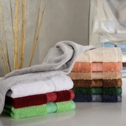 Plush And Highly Absorbent Rayon From Bamboo And Cotton 6-Piece Hand Towel Set, Quick Drying And Soft By Blue Nile Mills -Avanti Sales Shop GUEST 5b4654fc 4119 43ac 92c3 da06e0652480