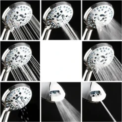 High Pressure 50 Mode Rain And Handheld Three Way Shower Head Combo Chrome - Aquabar -Avanti Sales Shop GUEST 5c3cf387 4050 41d7 94c2 853f803bed3f