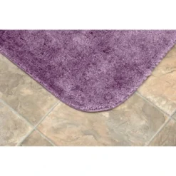 2pc Traditional Nylon Washable Bathroom Rug Set Purple - Garland Rug -Avanti Sales Shop GUEST 5cbec378 2be0 4d56 8bea ec9dfe112412