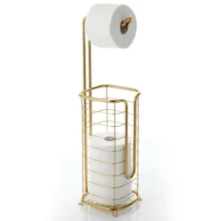 MDesign Metal Toilet Paper Stand Holder/Dispenser - Holds 3 Spare Rolls -Avanti Sales Shop GUEST 5f9d9414 8be0 4c4d b266 7dde6cd079ec