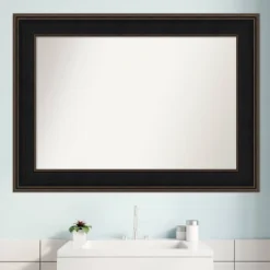 44" X 32" Non-Beveled Mezzanine Wood Bathroom Wall Mirror Espresso Brown - Amanti Art -Avanti Sales Shop GUEST 623fb826 f4fe 423e ab0f d916da584c1e