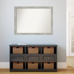 42" X 31" Non-Beveled Dove Narrow Bathroom Wall Mirror Gray Wash - Amanti Art -Avanti Sales Shop GUEST 63a4cbf9 d276 4e3e 8e38 4133a44abd64