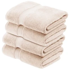 Premium Cotton 800 GSM Heavyweight Plush Luxury 4 Piece Bathroom Towel Set By Blue Nile Mills -Avanti Sales Shop GUEST 64e1ac50 3974 4b45 80f8 3a036b4594f9