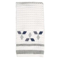 Cubes Stylish Embroidered Diamond Patterned Terry Hand Towel 26in X 16in By SKL Home -Avanti Sales Shop GUEST 660ac664 c7ae 4f85 aa42 025ef8139246