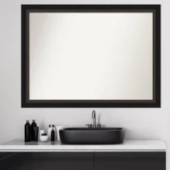 43" X 32" Non-Beveled Trio Oil Rubbed Bronze Bathroom Wall Mirror - Amanti Art -Avanti Sales Shop GUEST 67e893ae e68a 4dcb b726 3d4364c6d344