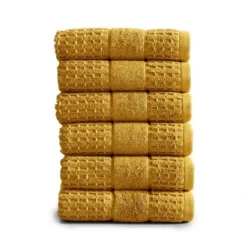 Market & Place Cotton Quick Dry Waffle Weave 6-Pack Hand Towel Set -Avanti Sales Shop GUEST 68433b17 db9d 4123 95e9 76724fd28ce0