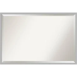 Hera Brushed Framed Bathroom Vanity Wall Mirror Chrome - Amanti Art -Avanti Sales Shop GUEST 6df4086a 6bad 4d68 99c9 40345b6b8552