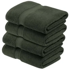 Premium Cotton 800 GSM Heavyweight Plush Luxury 4 Piece Bathroom Towel Set By Blue Nile Mills -Avanti Sales Shop GUEST 704a3f23 01a5 40a9 8d0c f76292fa47da