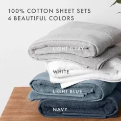 Set Of 4 Bath Towels, 100% Super Plush Premium Cotton - Becky Cameron -Avanti Sales Shop GUEST 74627578 8fd9 4a0e 864e 1e5f97674f19