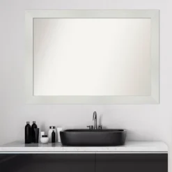 41" X 29" Non-Beveled Mosaic Bathroom Wall Mirror White - Amanti Art -Avanti Sales Shop GUEST 76268598 2471 4839 b008 e7d8d6ebe019