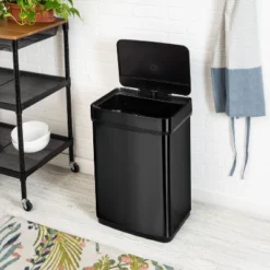 Honey-Can-Do 50L Stainless Steel Sensor Trash Can Black -Avanti Sales Shop GUEST 7634404a 73bb 4d7d be72 0c7339c588b2