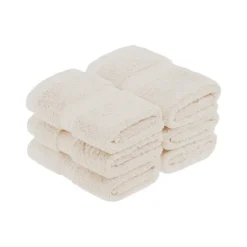 Premium Cotton 800 GSM Heavyweight Plush Luxury 6 Piece Face Towel/ Washcloth Set By Blue Nile Mills -Avanti Sales Shop GUEST 763a4de7 b953 48f5 b6b8 253614dd70f8