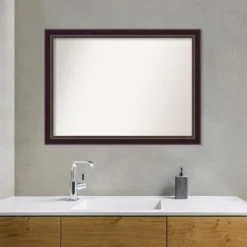 42" X 31" Non-Beveled Signore Bronze Wood Bathroom Wall Mirror - Amanti Art -Avanti Sales Shop GUEST 7693cd8b c1ac 450b a286 3d36e6b76a75