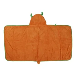 Unique Bargains Soft Absorbent Coral Fleece Hooded Towel For Bathroom Classic Design 53"x31" Orange 1 Pc -Avanti Sales Shop GUEST 78d2446d d20a 4990 b421 8c975932eb6e