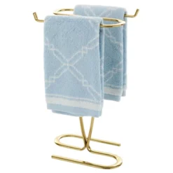 MDesign Metal Hand Towel Holder Stand For Bathroom Countertop - Soft Brass -Avanti Sales Shop GUEST 7e97f662 2020 47ea a1aa ecb765175c53 1