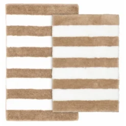 2pc Beach Striped Washable Bathroom Rug Set - Garland Rug -Avanti Sales Shop GUEST 7fb6a5da 39dd 4caf 8d12 327044e42792