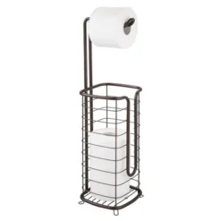 MDesign Metal Toilet Paper Stand Holder/Dispenser - Holds 3 Spare Rolls -Avanti Sales Shop GUEST 82a30599 1e76 4575 a7cd c0b07917a8da