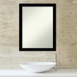 Black Museum Non-Beveled Wood Bathroom Wall Mirror -Avanti Sales Shop GUEST 82ab1f70 ce93 4c28 b01a b8bb783a850c