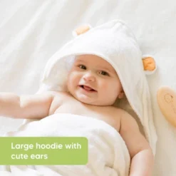 Cuddle Baby Hooded Towel, Organic Baby Bath Towel, Hooded Baby Towels, Baby Beach Towel For Newborn, Kids -Avanti Sales Shop GUEST 82e266ea ca8e 42f0 88f6 ddb62f1a23e1