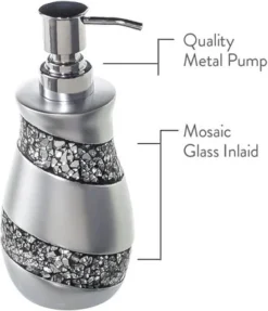 Creative Scents Silver Mosaic Soap Dispenser -Avanti Sales Shop GUEST 850a1c13 2ca7 4e4c 98bf 61e2775c5eac