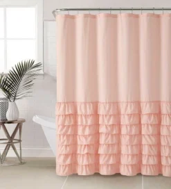 Kate Aurora Melanie Shabby Chic Gypsy Semi Ruffled Fabric Shower Curtains -Avanti Sales Shop GUEST 8c31f3b9 6a7f 4250 a570 97807fbc1b5e