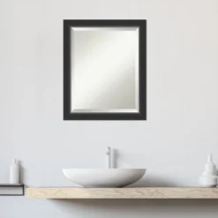 Amanti Art Corvino Black Narrow Beveled Wood Bathroom Wall Mirror -Avanti Sales Shop GUEST 903d02b6 d864 4b78 b364 6892f1302161