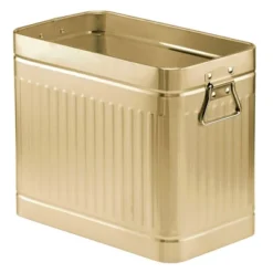 MDesign Metal Rectangle Trash Can Wastebasket, Garbage Bin, Handles -Avanti Sales Shop GUEST 91096161 6f3c 4c7c 9c33 997ee551b832