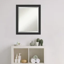 Amanti Art Corvino Black Narrow Beveled Wood Bathroom Wall Mirror -Avanti Sales Shop GUEST 9198cc67 981e 4fd4 b3b9 3377c95dfd96