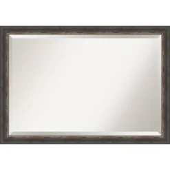 Bark Rustic Framed Bathroom Vanity Wall Mirror Charcoal - Amanti Art -Avanti Sales Shop GUEST 9268cb57 c4de 4399 aef2 035e18f19f6c