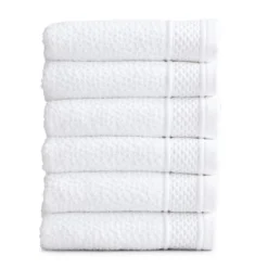 Market & Place Cotton Quick Dry Textured 6-Pack Hand Towel Set -Avanti Sales Shop GUEST 92fb06fc 2658 49f8 8083 8735d647f36b