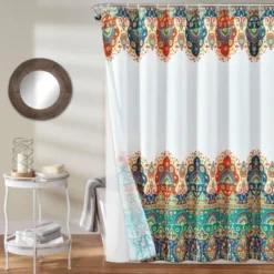 14pc Bohemian Meadow Shower Curtain With Peva Lining And Rings Set - Lush Décor -Avanti Sales Shop GUEST 93ac9cda 0d7c 413c a2e5 6e671d06b6ad