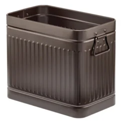 MDesign Metal Rectangle Trash Can Wastebasket, Garbage Bin, Handles -Avanti Sales Shop GUEST 95d81818 0739 4f5d a310 f9ade2218ead