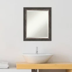 Bark Rustic Framed Bathroom Vanity Wall Mirror Charcoal - Amanti Art -Avanti Sales Shop GUEST 9c32d2b6 a336 4cfe a40f 493baf1d3e75