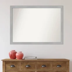 41" X 30" Non-Beveled Vista Brushed Nickel Narrow Bathroom Wall Mirror - Amanti Art -Avanti Sales Shop GUEST 9d01f3ed 8f36 488f 8ab8 654ed3104844