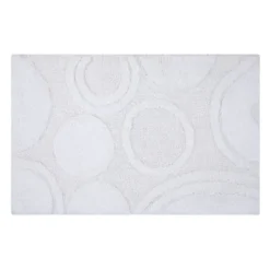 Orbit Bath Rug 220 GSF Soft Plush Cotton Non Skid Back White By Knightsbridge -Avanti Sales Shop GUEST 9f432260 eb0f 4cf3 a230 916158d633e9