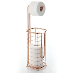 MDesign Metal Toilet Paper Stand Holder/Dispenser - Holds 3 Spare Rolls -Avanti Sales Shop GUEST 9f46b568 9f10 485d a7ab 4fb1dc3b3b38