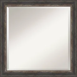 Bark Rustic Framed Bathroom Vanity Wall Mirror Charcoal - Amanti Art -Avanti Sales Shop GUEST a4315226 6421 47d3 bcca 961941e88e75