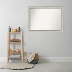 42" X 31" Non-Beveled Flair Patina Bathroom Wall Mirror Silver - Amanti Art -Avanti Sales Shop GUEST ac0eb621 70a7 4f2c 9158 a345e62ebc85