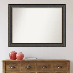 44" X 33" Non-Beveled Thomas Black Bronze Bathroom Wall Mirror - Amanti Art -Avanti Sales Shop GUEST aed78af7 1840 408d a9d6 646560eb4fb3