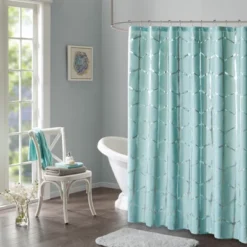 Arielle Printed Metallic Shower Curtain -Avanti Sales Shop GUEST b16cf566 5697 4888 b2f2 a3fc01c86cdb