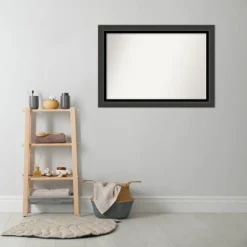 41" X 29" Non-Beveled Tuxedo Black Bathroom Wall Mirror - Amanti Art -Avanti Sales Shop GUEST b27d791a 73a6 4c95 850e 423081331c4c