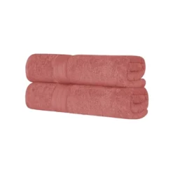 Cotton Highly Absorbent Solid 2-Piece Ultra-Plush Bath Sheet Set By Blue Nile Mills -Avanti Sales Shop GUEST b333d764 e293 4100 9c6d eb098c13147e