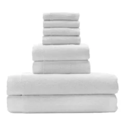 8pc Viscose From Bamboo Luxury Bath Towel Set - BedVoyage -Avanti Sales Shop GUEST b72f60ea eed9 4deb 9f5d e0b09fe31d5c