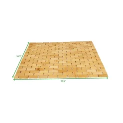 Mind Reader Flexible Mildew Resistant Bamboo Bath Mat Environmentally Friendly -Avanti Sales Shop GUEST b9c221da 3992 4171 ab03 2a29109531c4