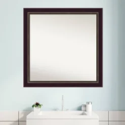 30" X 30" Non-Beveled Signore Bronze Wood Bathroom Wall Mirror - Amanti Art -Avanti Sales Shop GUEST bb514a8e f01d 471b a77e 2d3a97b46158