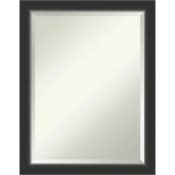 Amanti Art Corvino Black Narrow Beveled Wood Bathroom Wall Mirror -Avanti Sales Shop GUEST c123cbfc 289f 4669 9d51 bfe521649573