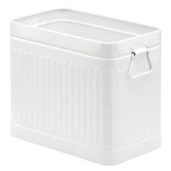 MDesign Metal Rectangle Trash Can Wastebasket, Garbage Bin, Handles -Avanti Sales Shop GUEST c37c17fc b2ae 4be9 852c 9902bc496d57