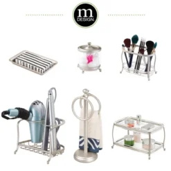 MDesign Metal Fingertip Towel Holder For Bath Vanity Countertop -Avanti Sales Shop GUEST c4d04e58 c950 44b9 9cec 49c04951e652