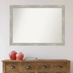 42" X 31" Non-Beveled Dove Narrow Bathroom Wall Mirror Gray Wash - Amanti Art -Avanti Sales Shop GUEST c5eb7fc1 0d3c 4e1f 8232 3f7d964d1da4