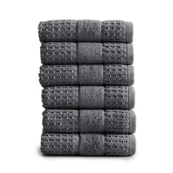 Market & Place Cotton Quick Dry Waffle Weave 6-Pack Hand Towel Set -Avanti Sales Shop GUEST c7c87ff0 5a0e 4af2 b6e9 78a5638caaf6